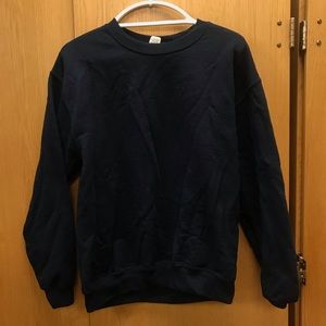 Navy blue sweatshirt from Pretty Little Thing